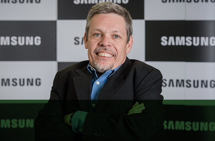 Eduardo Conejo, gerente sênior de inovação na área de Pesquisa e Desenvolvimento da Samsung