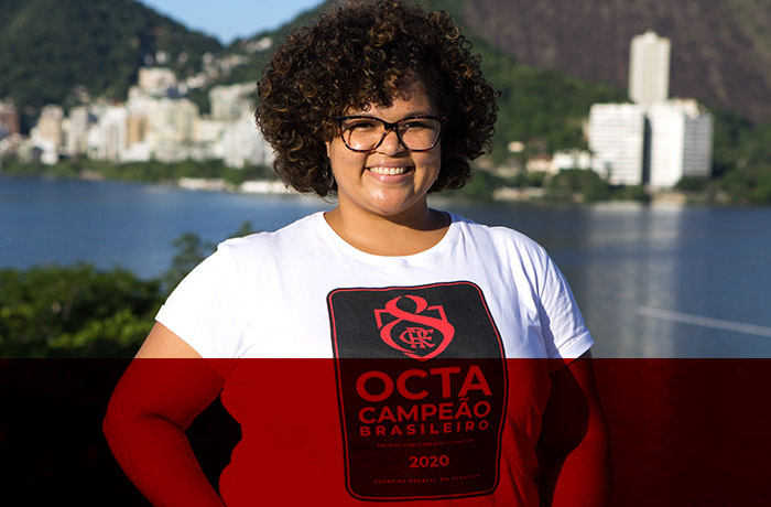 Tamara Vieira, responsável pela Central de Atendimento do Sócio Torcedor do Flamengo