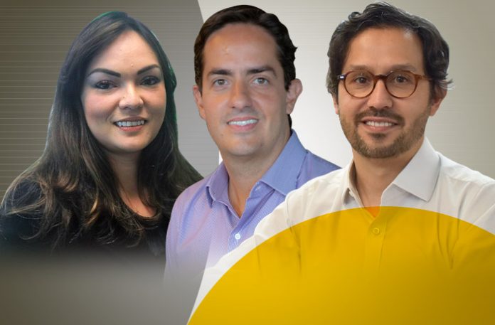 Entrevista_ClienteSA_20_08 Lilian Rodas, head de prevenção de fraude do Banco Safra, Marcelo Scarpa, diretor-executivo do Digio, e Fábio Ramos, CEO da Axur