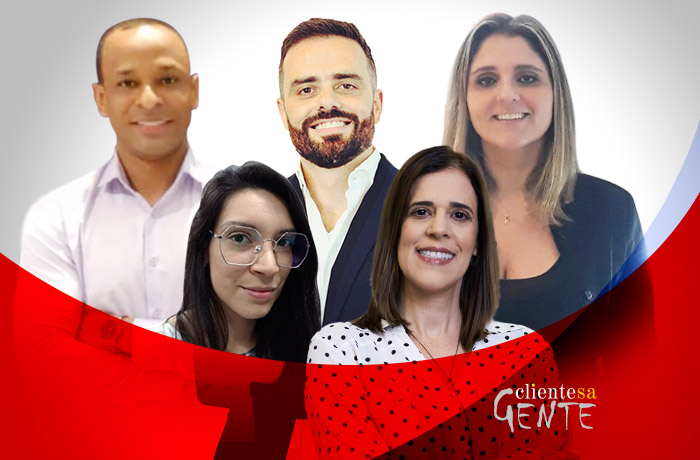 Alexandre Faria, Caroline Souza, Bruno Gouvêa, Patricia Vasconcelos Giacomo e Marcia Lassance