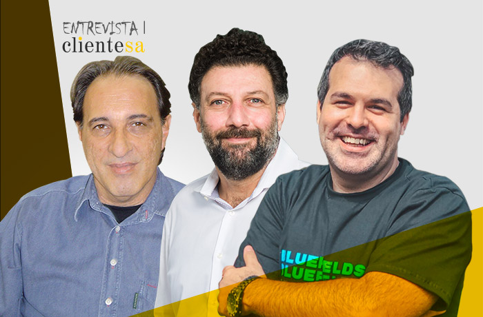Marcos Mazza, Ivan Moreno e Paulo Humaitá