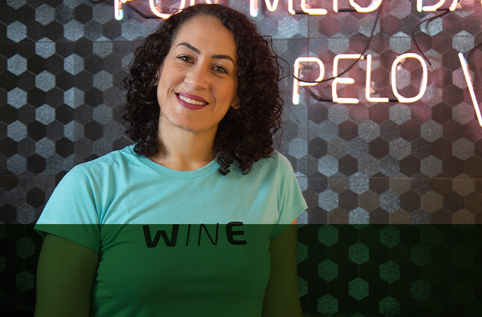 Paula Caetano, gerente de cultura e pessoas da Wine