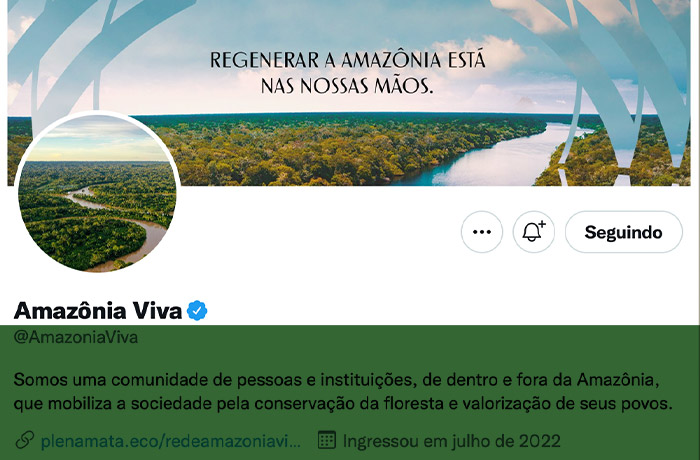 Natura lança perfil no Twitter pela conservação da Amazônia - Portal  ClienteSA