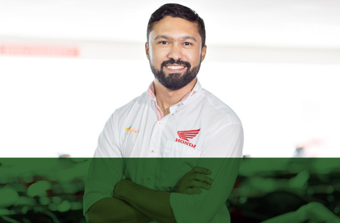 Vinícius Dias, gerente de marketing do Grupo Brasileiro Honda