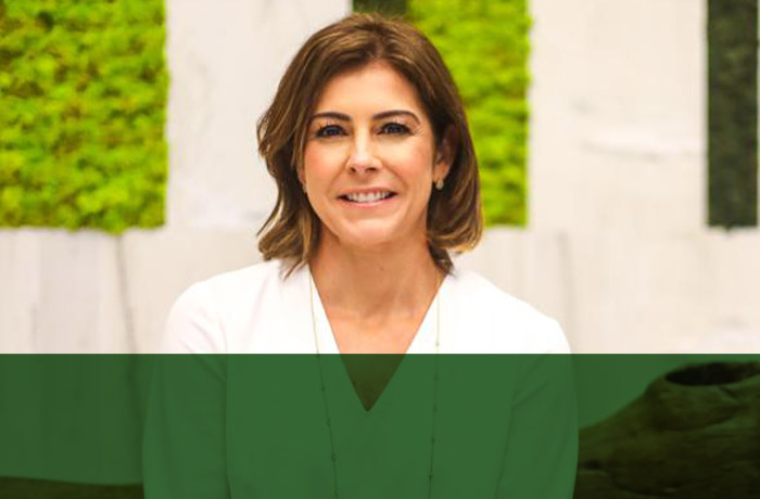 Daniela Pinho, sócia-fundadora da Cristalina Saneamento