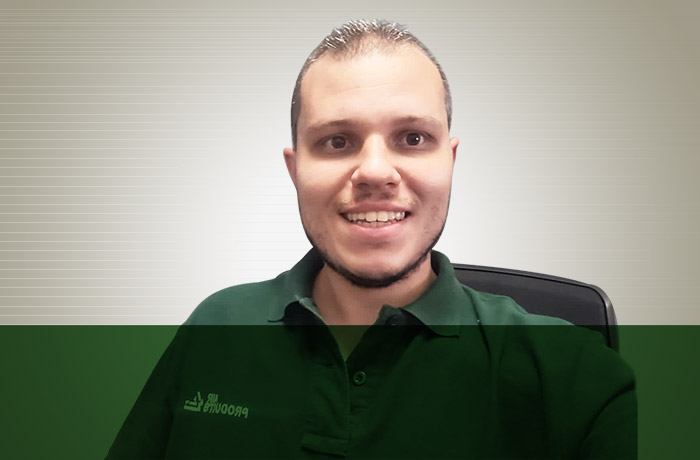 Guilherme Rodrigues de Azevedo, supervisor de processos logísticos da Air Products
