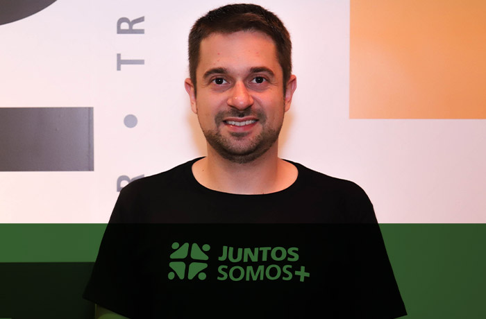 Lucas Ramalho, gerente de experiência do usuário da Juntos Somos Mais
