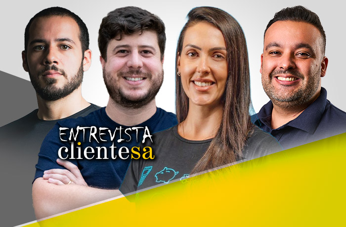 Danillo Branco, Daniel Vieira, Camila Fonseca e João Paulo Tavares