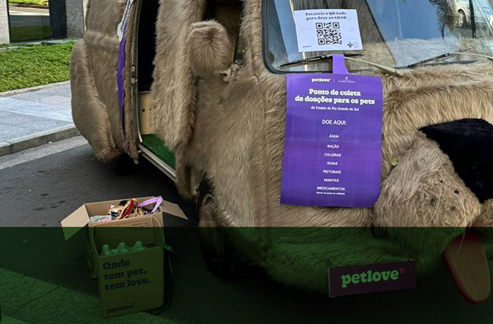 Petlove&Co doa sete toneladas de ração para pets do Rio Grande do Sul