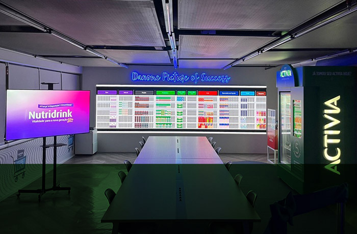 Danone inaugura espaço imersivo para clientes e parceiros