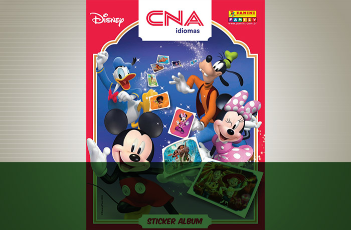 CNA Idiomas lança álbum de figurinhas em parceria com a Disney para celebrar o mês das crianças