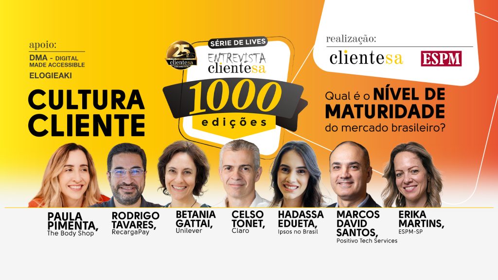 Live 1000 | Cultura cliente: Qual é o nível de maturidade do mercado brasileiro?