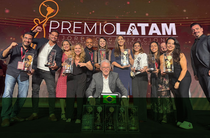Brasil volta do Prêmio Latam 2025 com 14 troféus na bagagem