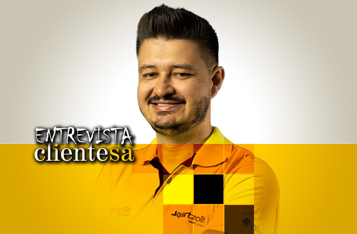 Camilo Leles, gerente de comunicação, branding e marketing digital da Saint-Gobain Produtos para Construção