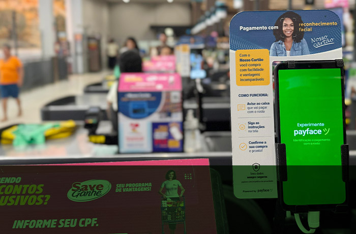 Savegnago adota pagamento por reconhecimento facial no cartão private label