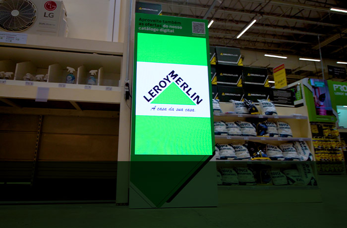The Led desenvolve projeto de retail media in-store para Leroy Merlin