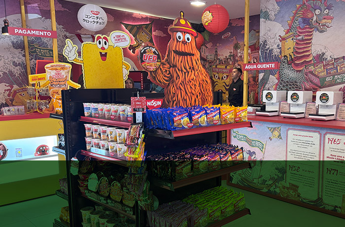 Nissin inaugura pop-up store para celebrar história da marca