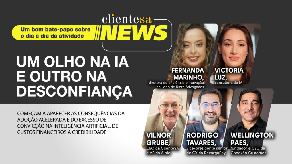 Um olho na IA e outro na desconfiança