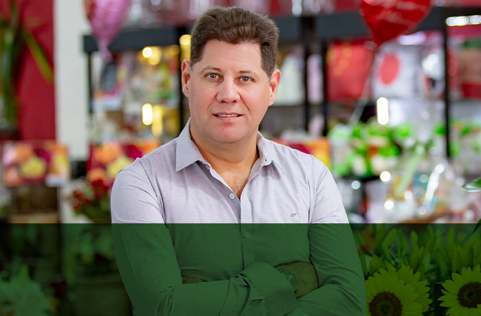 Clóvis Souza, CEO da Giuliana Flores