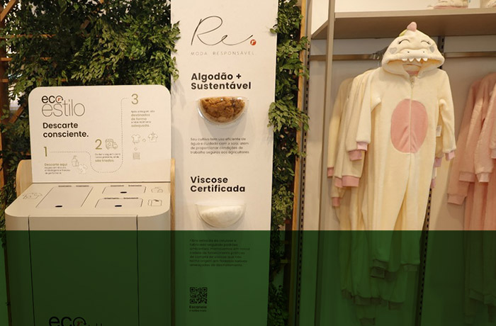Renner promove conscientização sobre descarte de roupas usadas