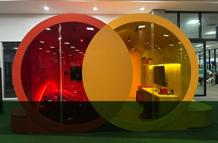 Mastercard leva cápsula de descanso ao Aeroporto Galeão