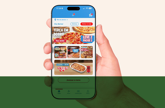 Domino’s lança site com foco em agilidade e usabilidade