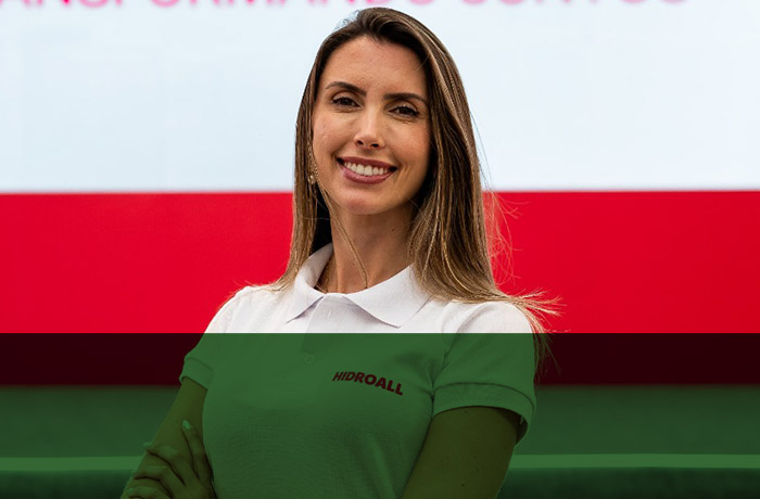 Aline Gross, diretora de marketing da Hidroall