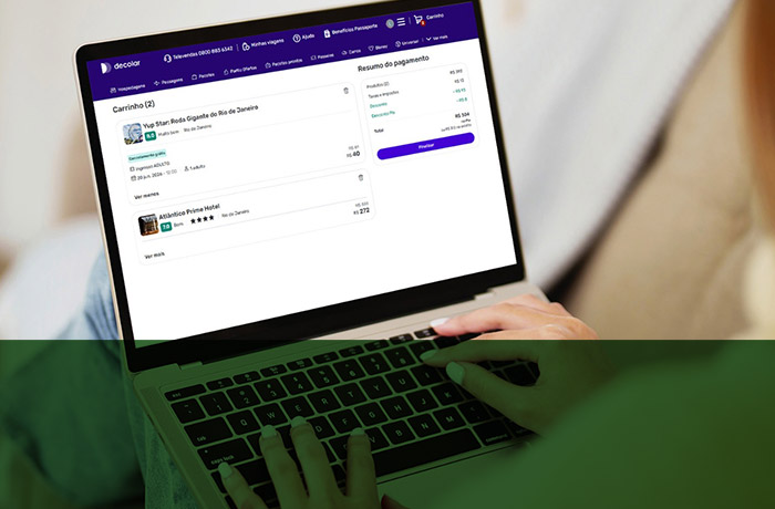 Decolar lança carrinho de compras para simplificar planejamento de viagens