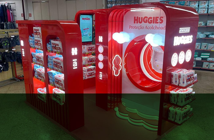 Huggies reforça experiência do consumidor no ponto de venda