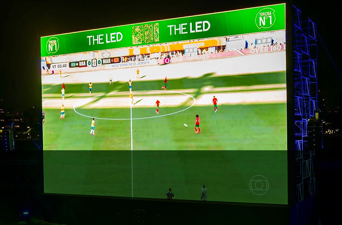 The Led instala telão gigante no Torcida N1 para a Copa do Mundo