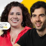 Tatiana Romero, diretora de RH e Sustentabilidade na Edenred, e Fernando Vilela, CEO da Liti